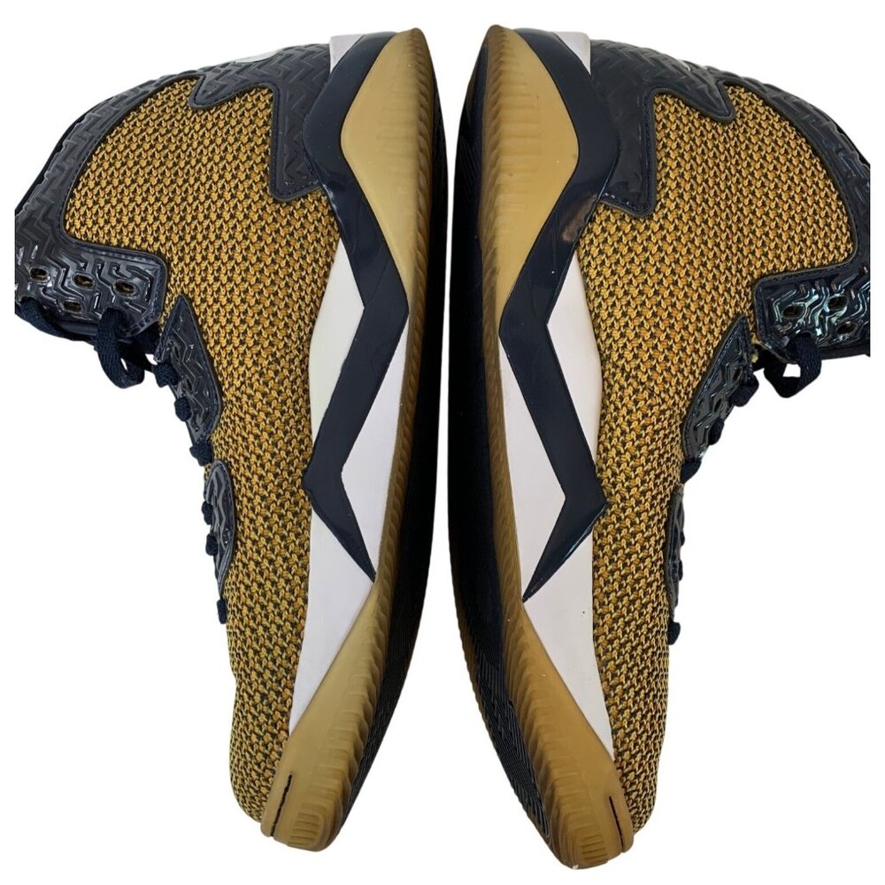 Nike Jordan Spike 40 Mens Basketball Shoes Size 10 Gold Mesh H10066 GUC